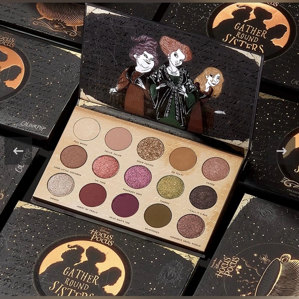 Limited Edition Colourpop x Hocus Pocus Palette Gather Round Sisters